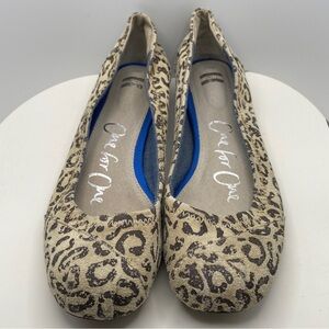 TOMS One for One Alessandra Leopard Ballet Flats